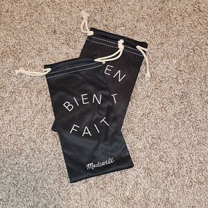 🏅FREE with BUNDLE ~ Madewell Soft Sunglasses Pouch Drawstring